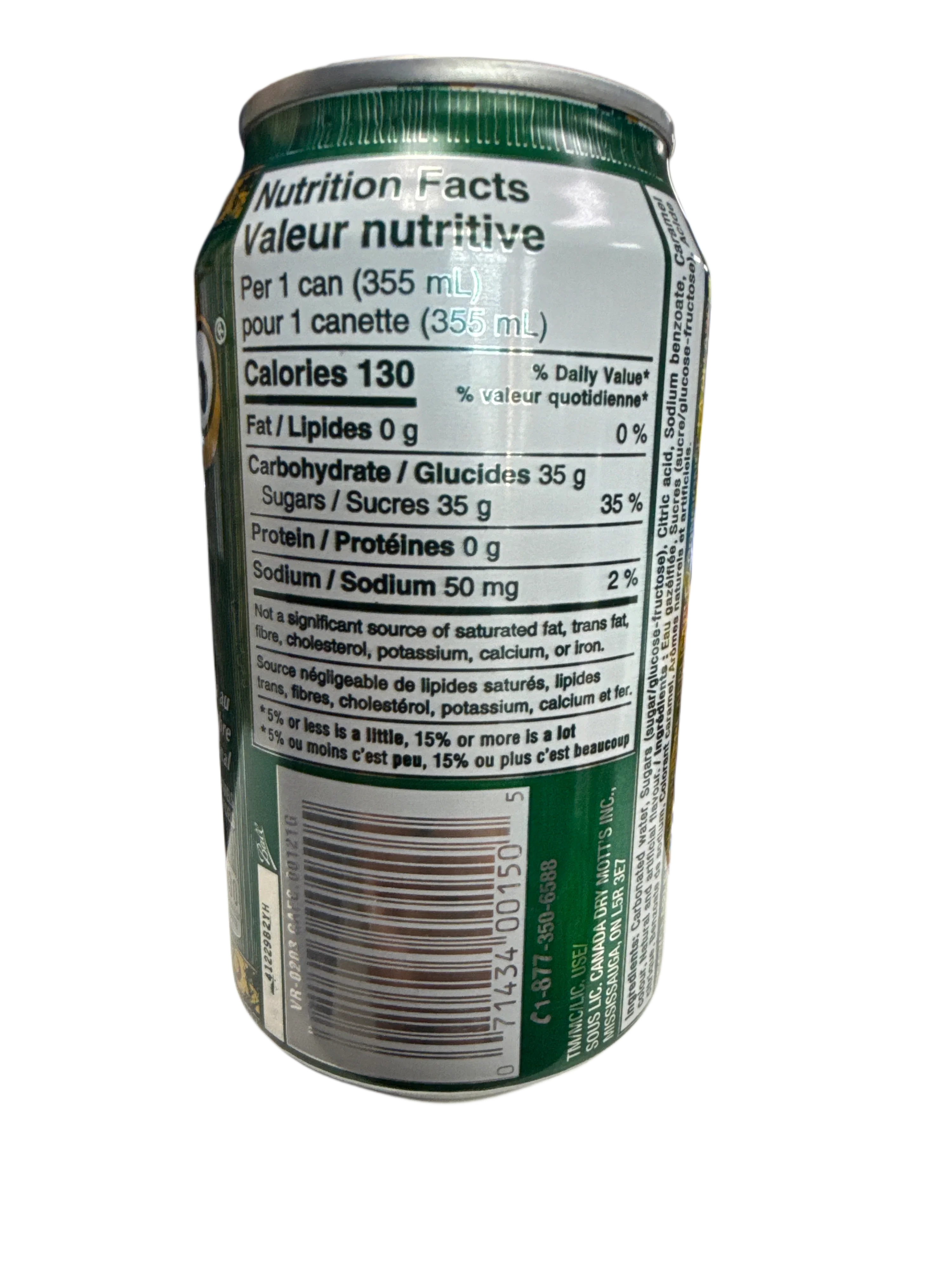 Vernors Original Ginger Soda Can 355ML - Canadian Edition - www.Shopthatapp.com