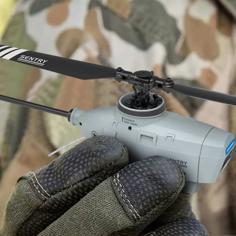 C127 Single Blade Helicopter Drone - 6-Axis Gyro, WiFi FPV, Nano HD Camera Toy - www.Shopthatapp.com #