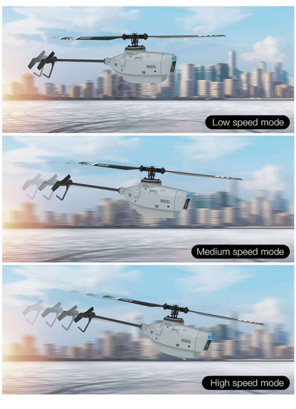 C127 Single Blade Helicopter Drone - 6-Axis Gyro, WiFi FPV, Nano HD Camera Toy - www.Shopthatapp.com #