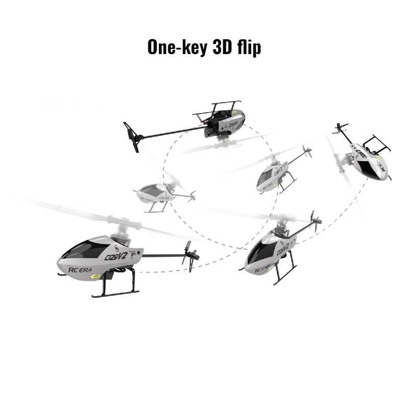 RC ERA C129 V2 4CH RC-Helikopter mit Höhenhaltung, 6-Achsen-Gyro und 3D-Flip 