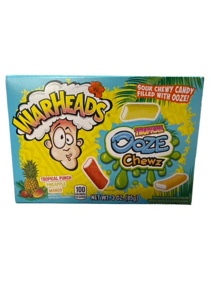 Warheads Sour Tropical Ooze Chewz 85G U.S Edition - www.Shopthatapp.com