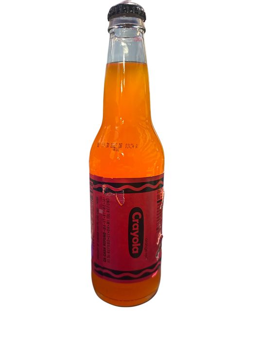 Jones Crayola Limited Edition Orange Red Glass Bottle 355ML - U.S Edition - www.Shopthatapp.com