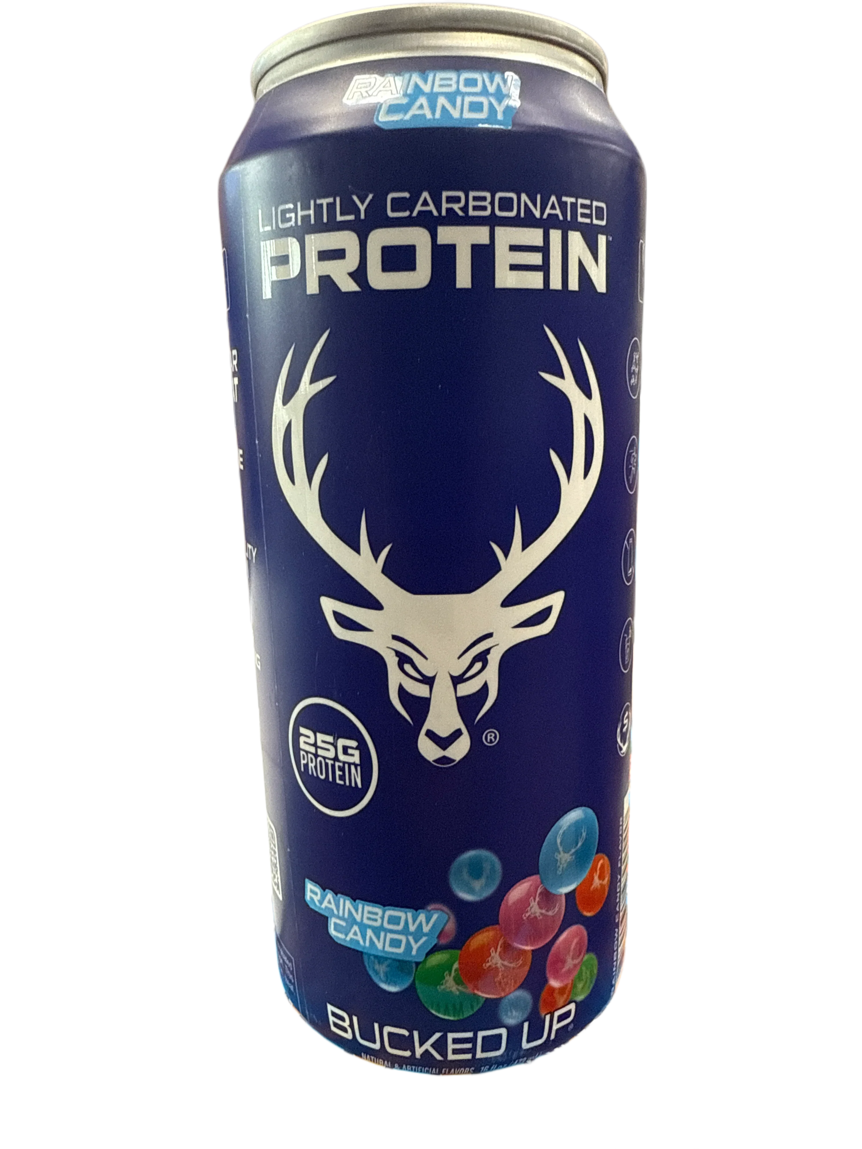 Bucked Up Lightly Carbonated Protein Rainbow Candy Flavoured 473ML - U.S Edition - www.Shopthatapp.com