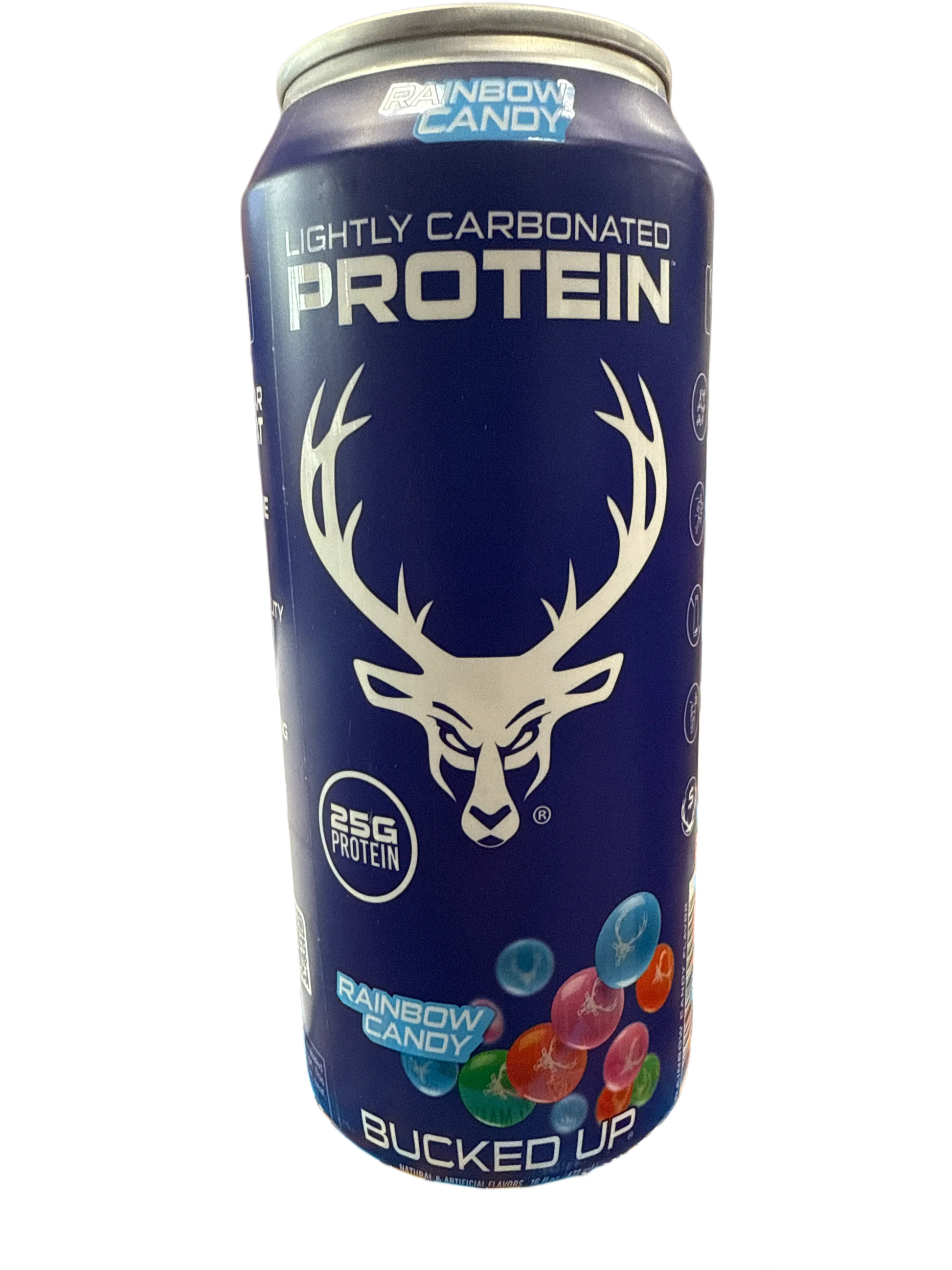 Bucked Up Lightly Carbonated Protein Rainbow Candy Flavoured 473ML - U.S Edition - www.Shopthatapp.com