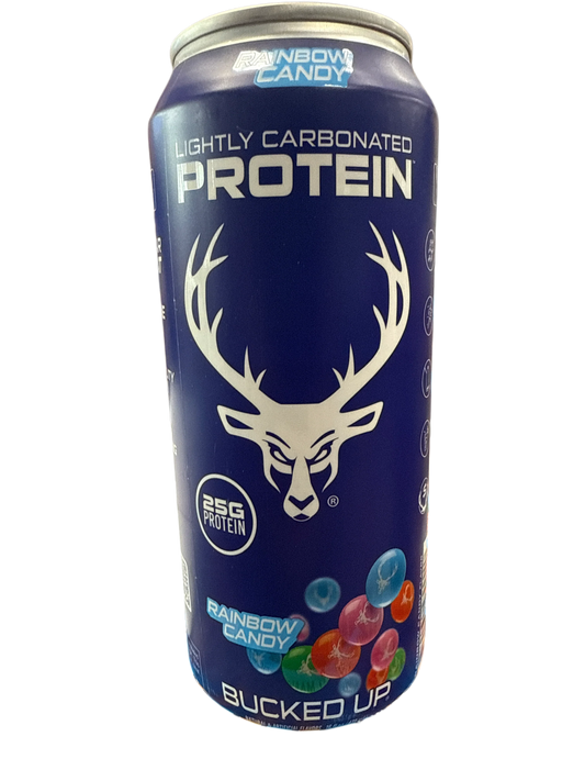 Bucked Up Lightly Carbonated Protein Rainbow Candy Flavoured 473ML - U.S Edition - www.Shopthatapp.com