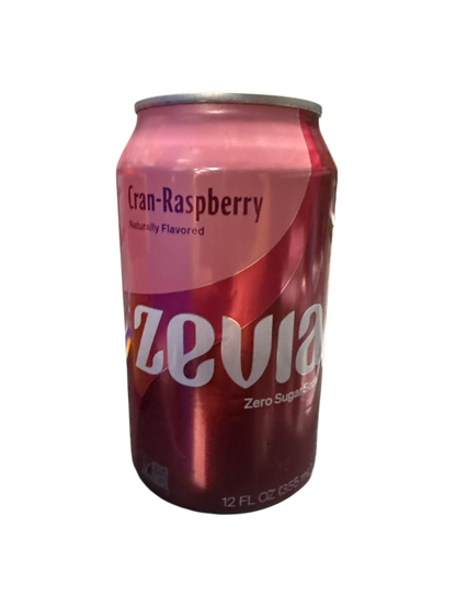 Zevia Zero Sugar Cran-Raspberry Flavoured Soda 355ML - Canadian Edition - www.Shopthatapp.com