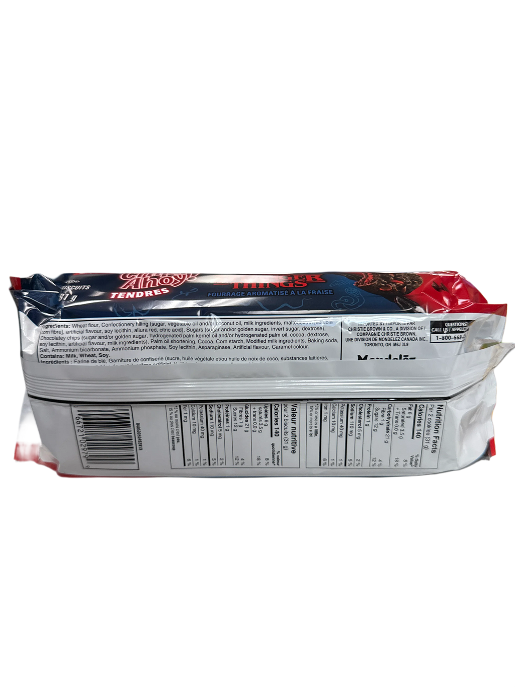 Chips Ahoy Chewy Limited Edition Stranger Things Halloween Cookies 281G - Canadian Edition - www.Shopthatapp.com