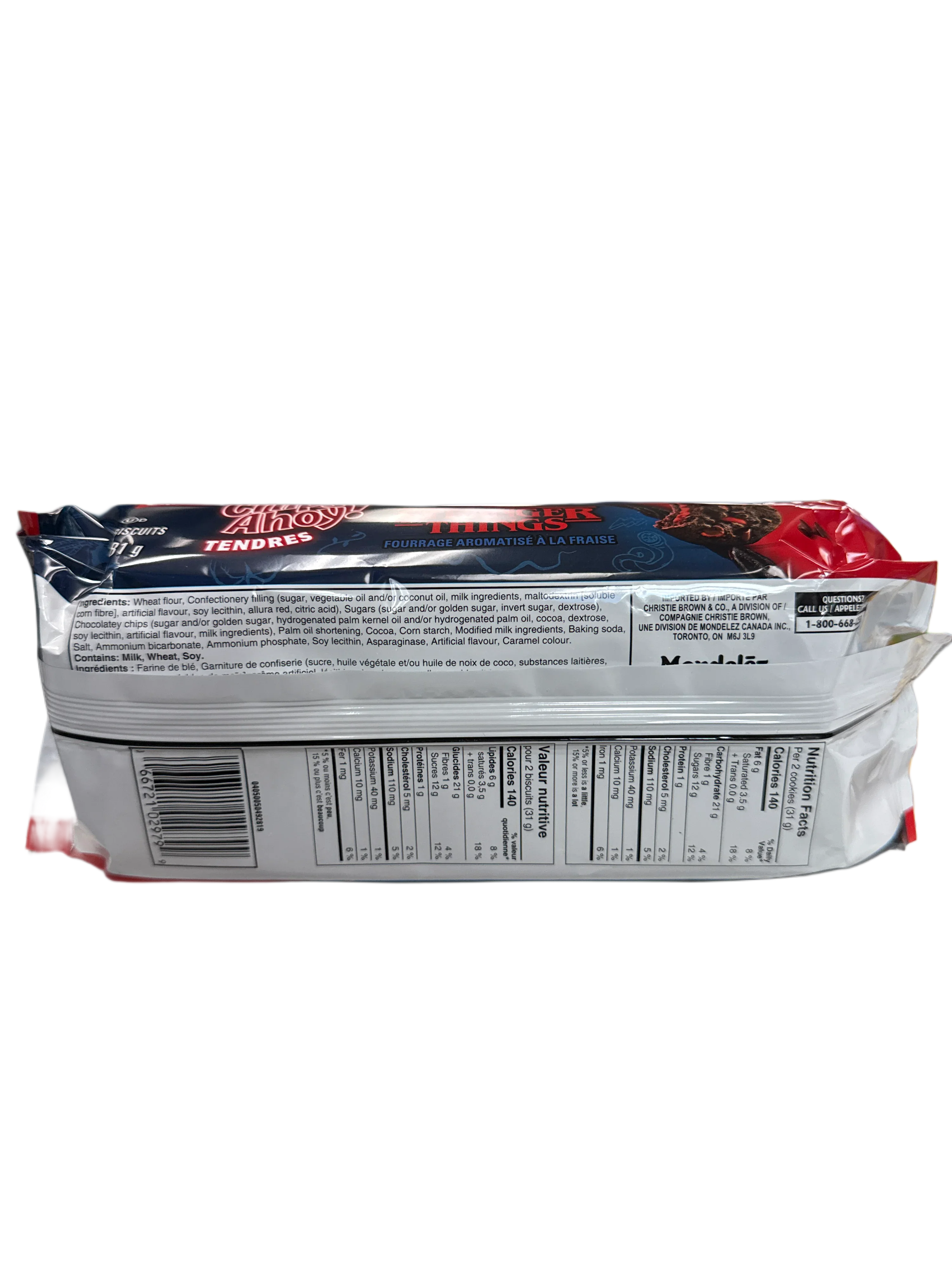 Chips Ahoy Chewy Limited Edition Stranger Things Halloween Cookies 281G - Canadian Edition - www.Shopthatapp.com