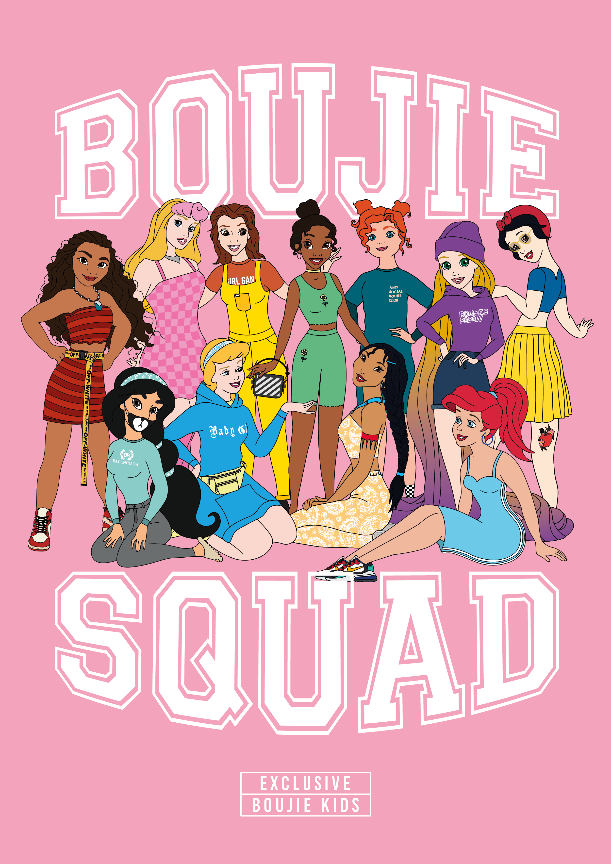 Boujie Squad T Shirt - www.Shopthatapp.com