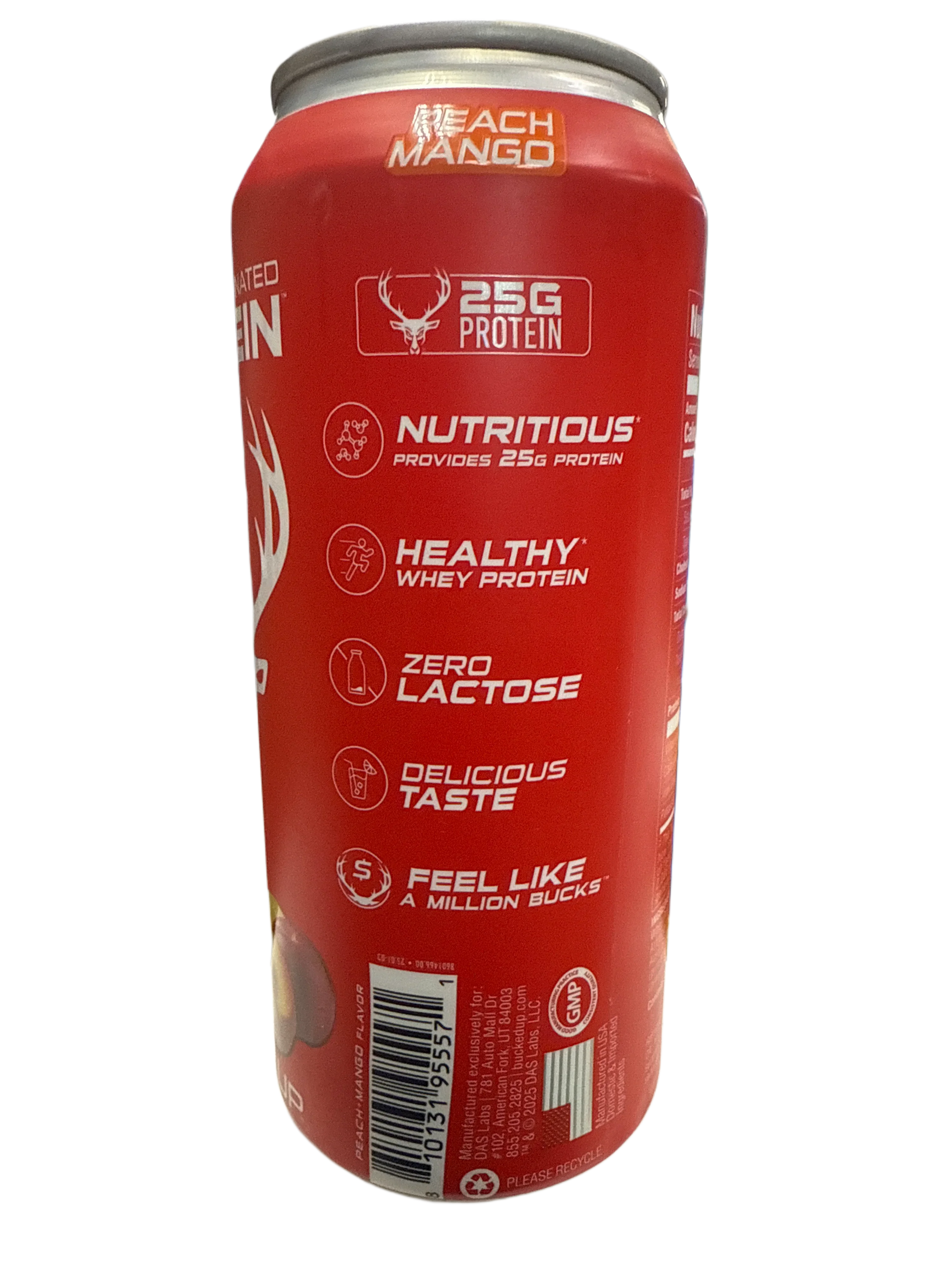 Bucked Up Lightly Carbonated Protein Peach Mango Flavoured 473ML - U.S Edition - www.Shopthatapp.com