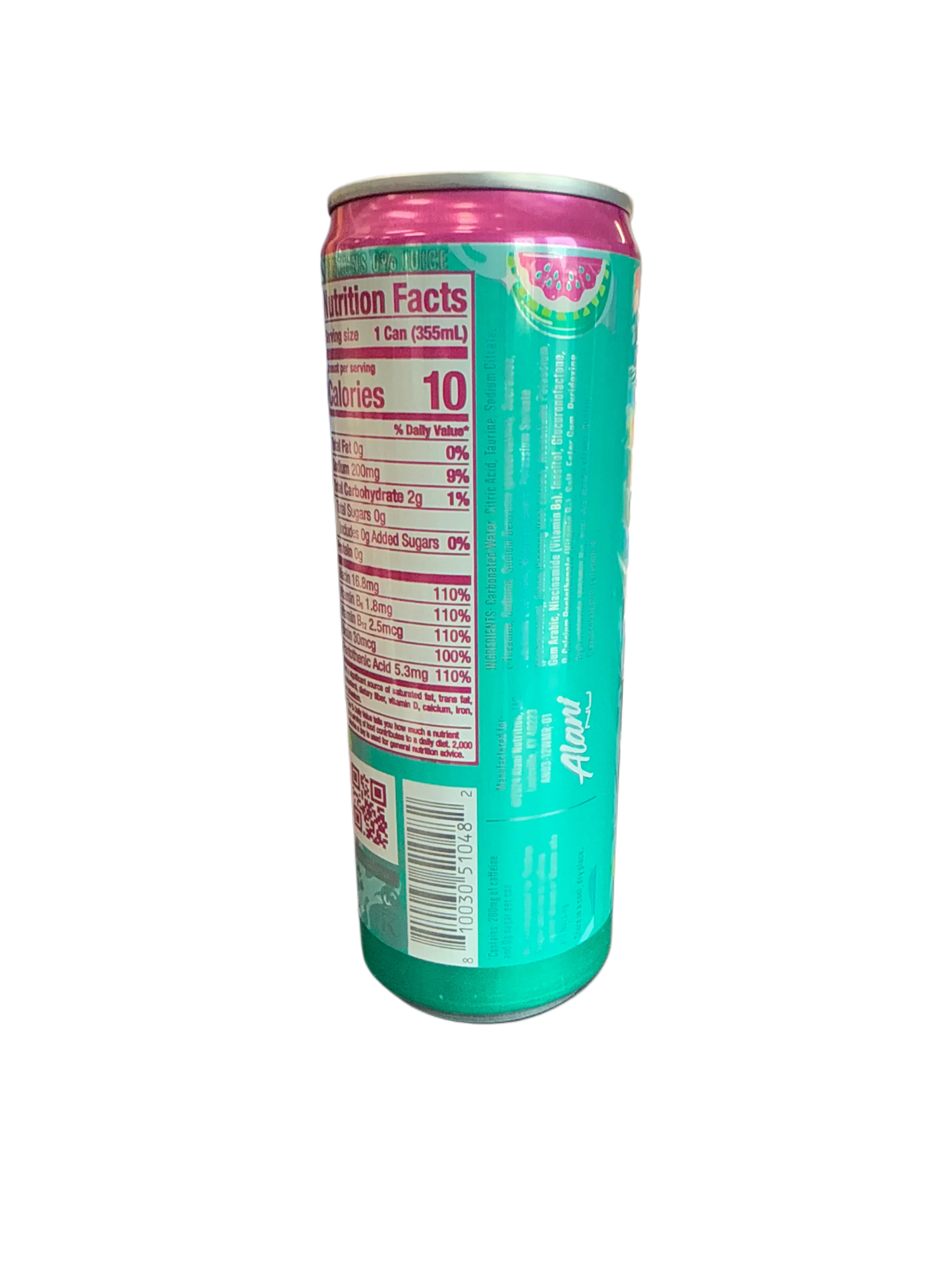 Alani Watermelon Wave Energy Drink 355ML - Green can - International Edition - www.Shopthatapp.com