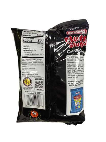 Charms Halloween Spiders Web Cotton Candy Sour Apple Flavour 60G - U.S Edition - www.Shopthatapp.com