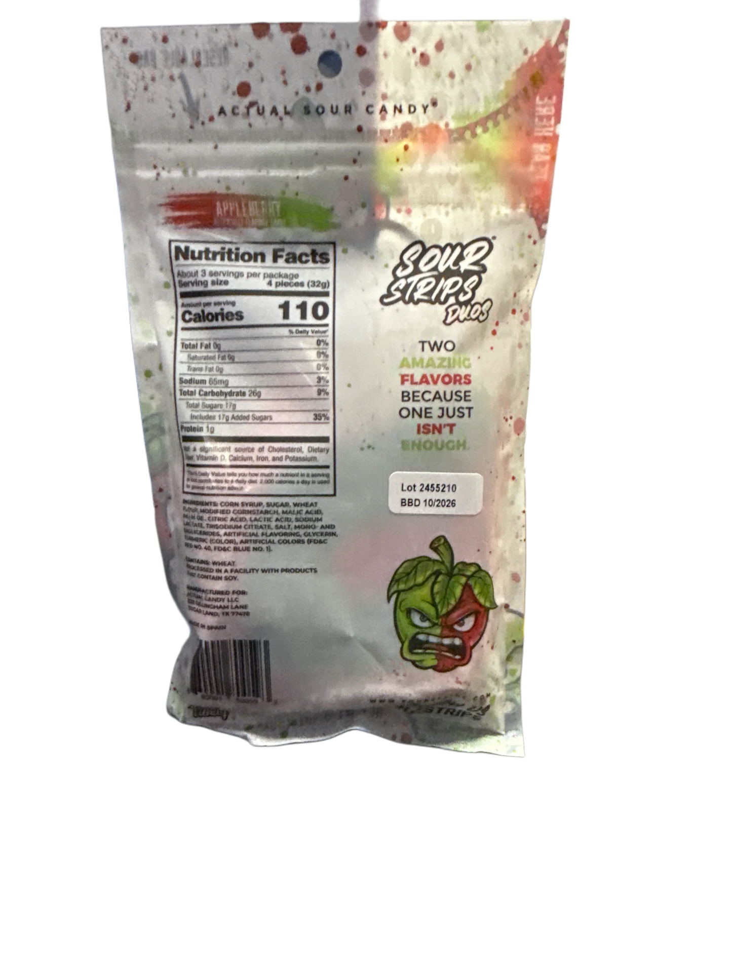 Sour Strips Appleberry Flavour 96G - U.S Edition - www.Shopthatapp.com