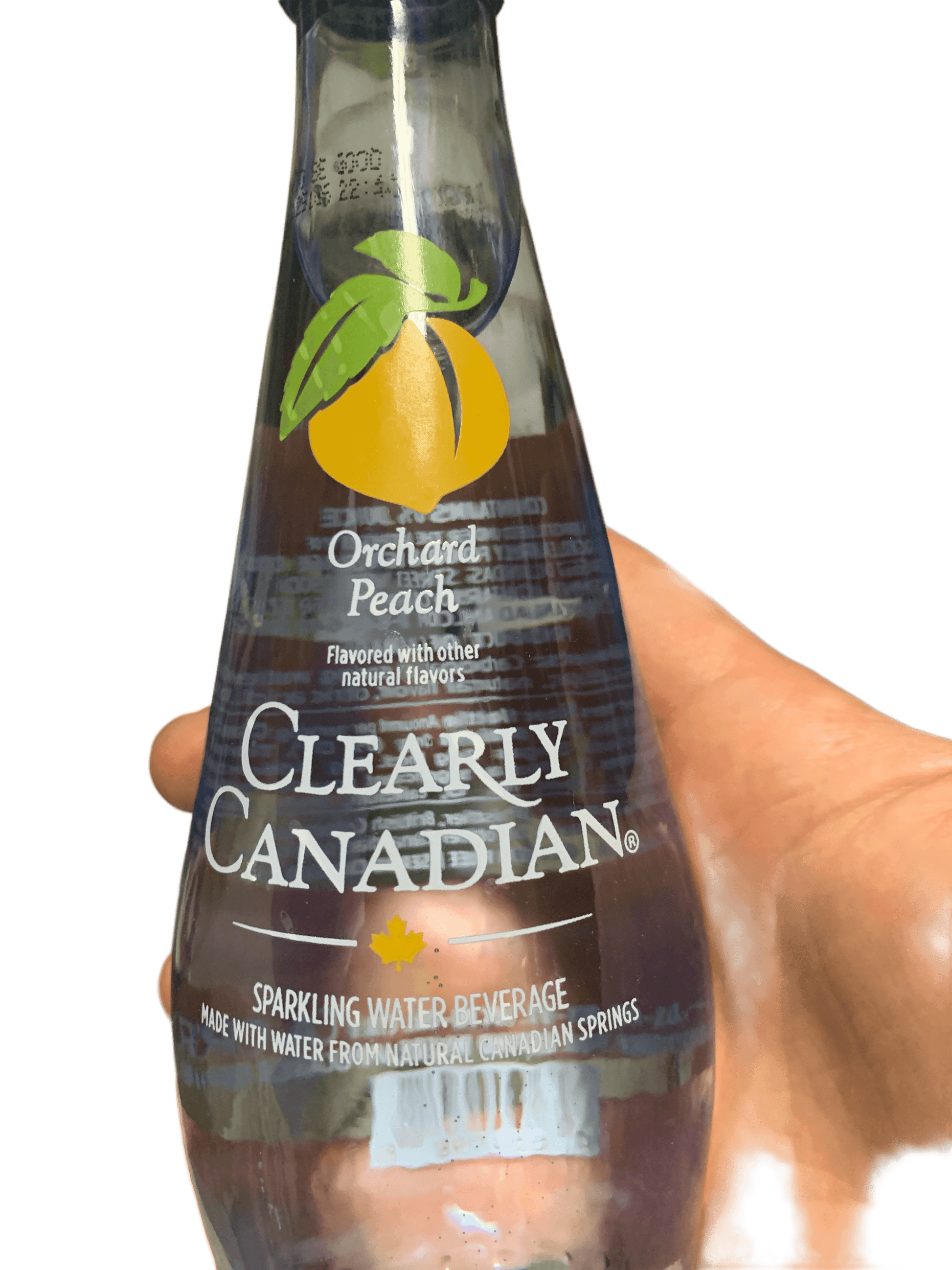 Clearly Canadian Sparkling Orchard Peach Bottle 325ML - Canadian Edition - www.Shopthatapp.com