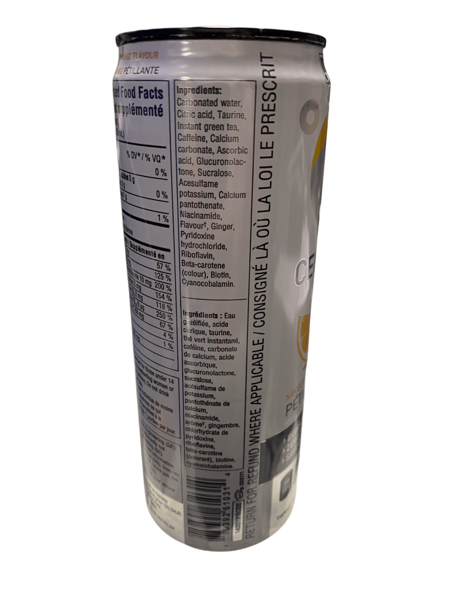 Celsius Sparkling Orange Zero Sugar Energy Drink 355ML - Canadian Edition - www.Shopthatapp.com