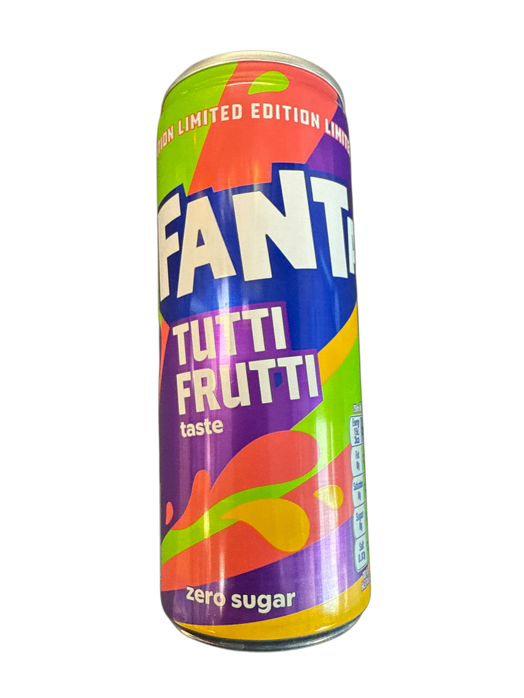 Fanta Tutti Fruitti Taste Zero Sugar Drink 250ML - U.K Limited Edition - www.Shopthatapp.com
