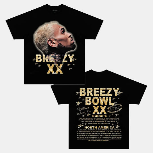 Chris Brown: Breezy Bowl Tour Tee V4 - www.Shopthatapp.com