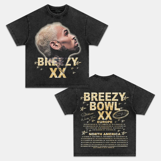 Chris Brown: Breezy Bowl Tour Tee V4 - www.Shopthatapp.com
