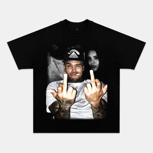 Chris Brown: Music Icon Tee V16 - www.Shopthatapp.com