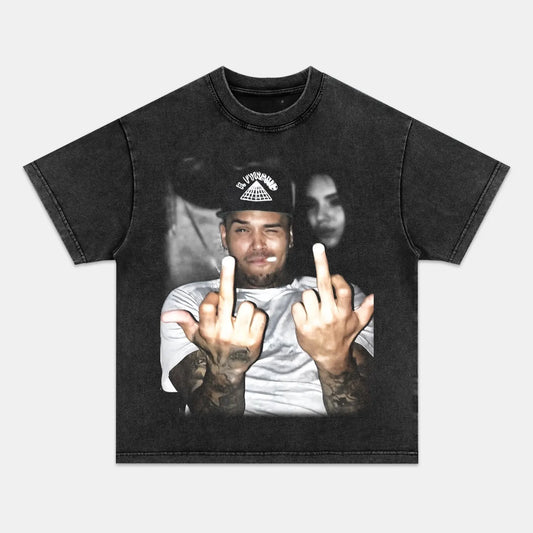 Chris Brown: Music Icon Tee V16 - www.Shopthatapp.com