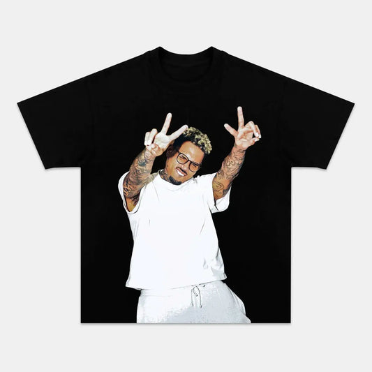 Chris Brown: Music Icon Tee V14 - www.Shopthatapp.com