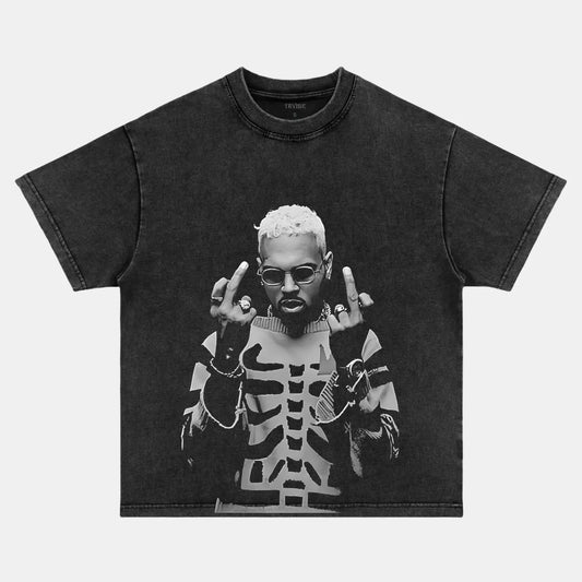Chris Brown: Music Icon Tee V2 - www.Shopthatapp.com