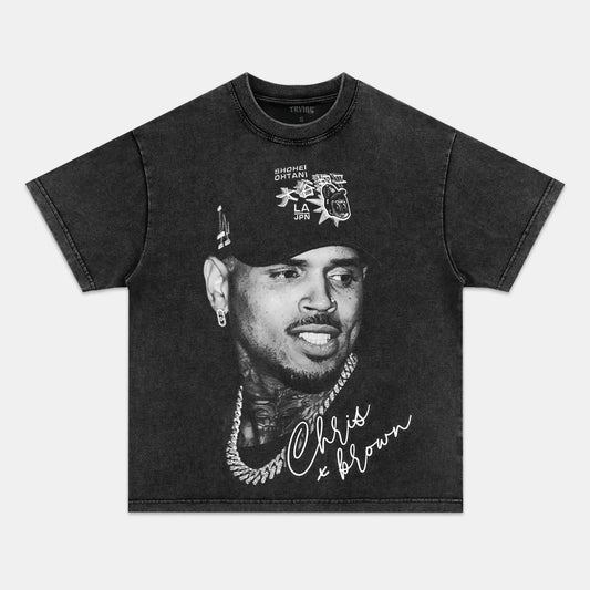Chris Brown: Music Icon Tee V10 - www.Shopthatapp.com