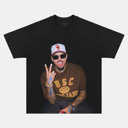 Chris Brown: Music Icon Tee V3 - www.Shopthatapp.com