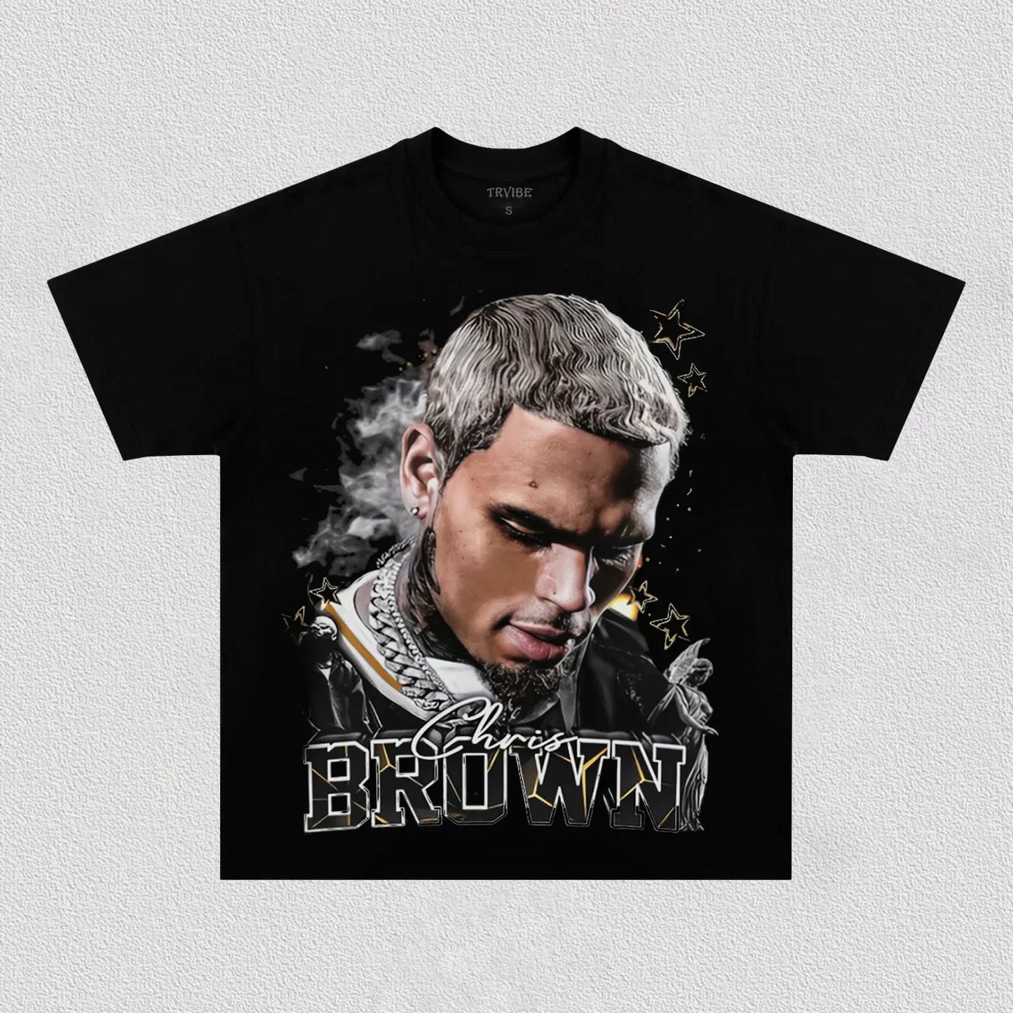 Chris Brown: Music Icon Tee V7 - www.Shopthatapp.com