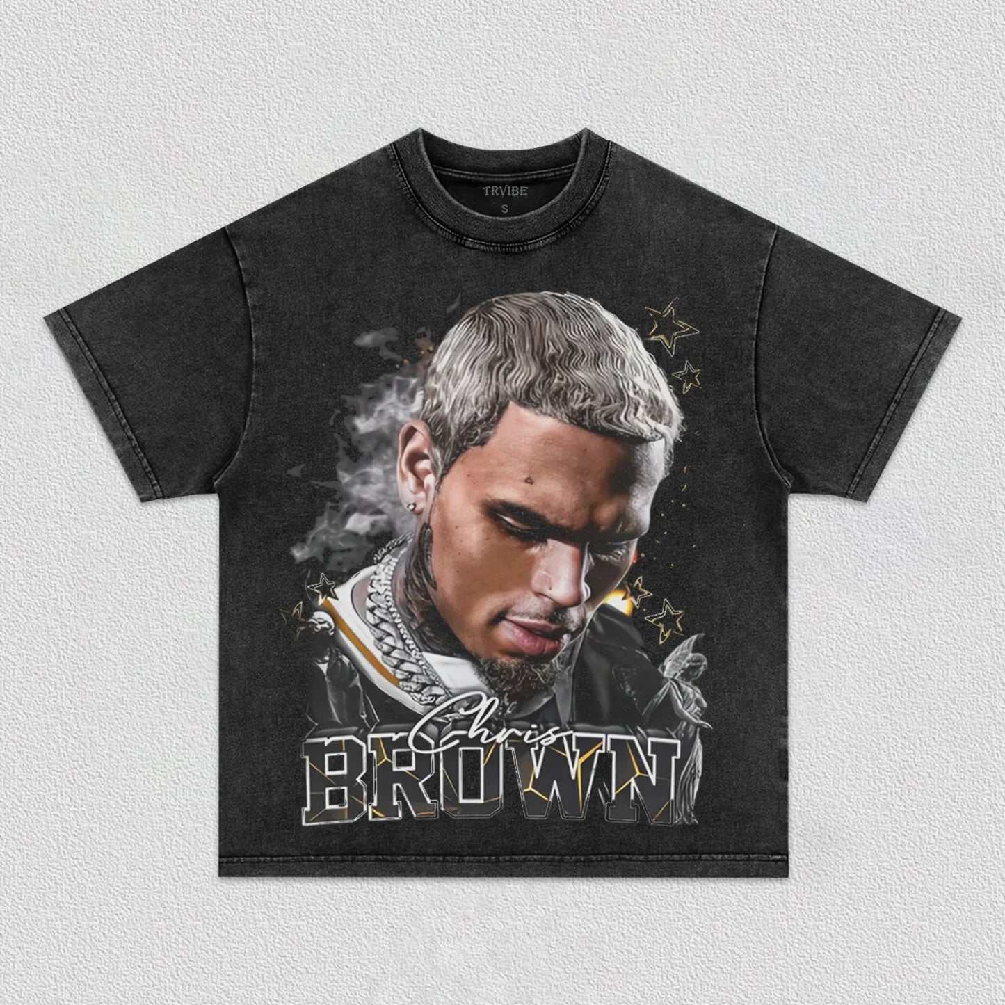 Chris Brown: Music Icon Tee V7 - www.Shopthatapp.com