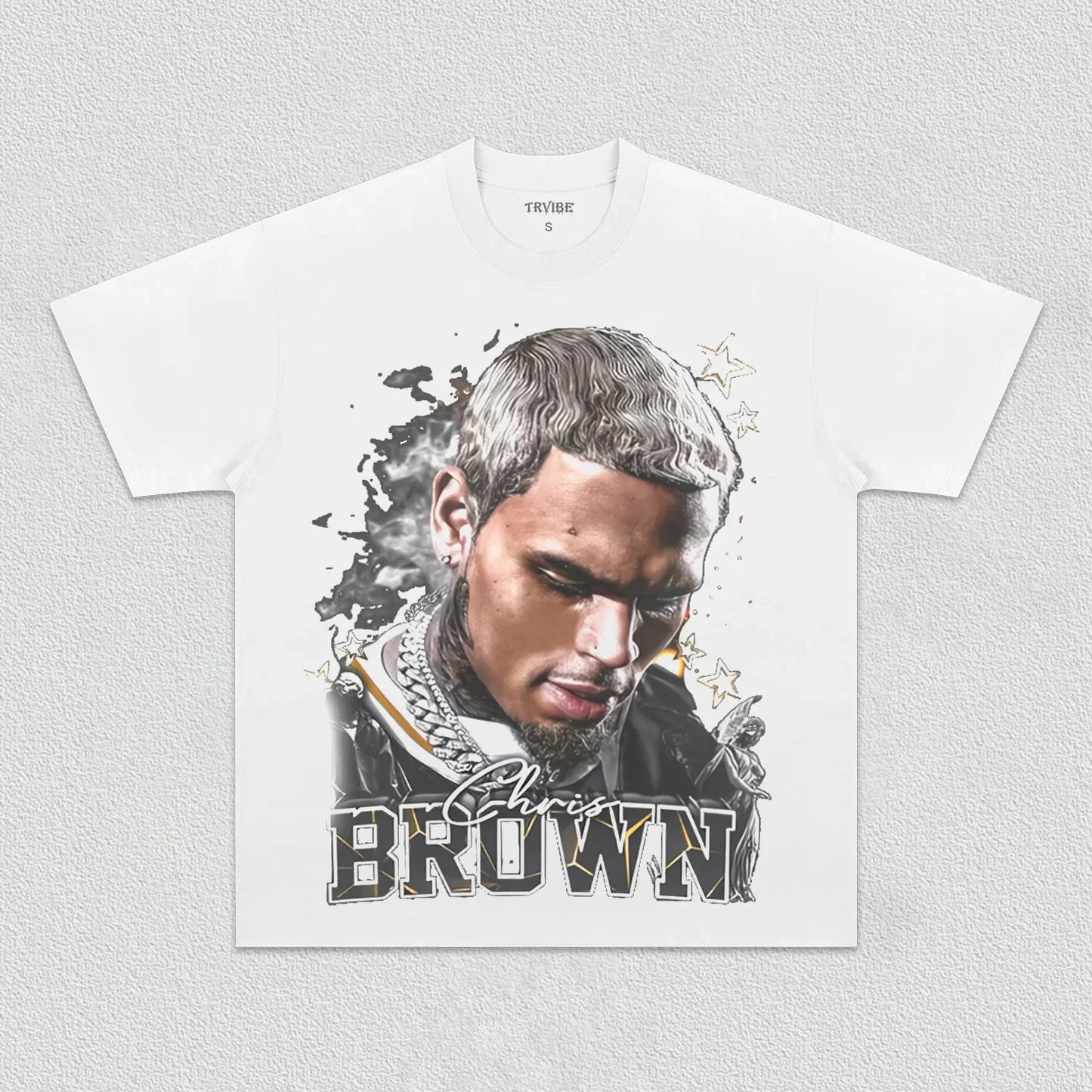 Chris Brown: Music Icon Tee V7 - www.Shopthatapp.com