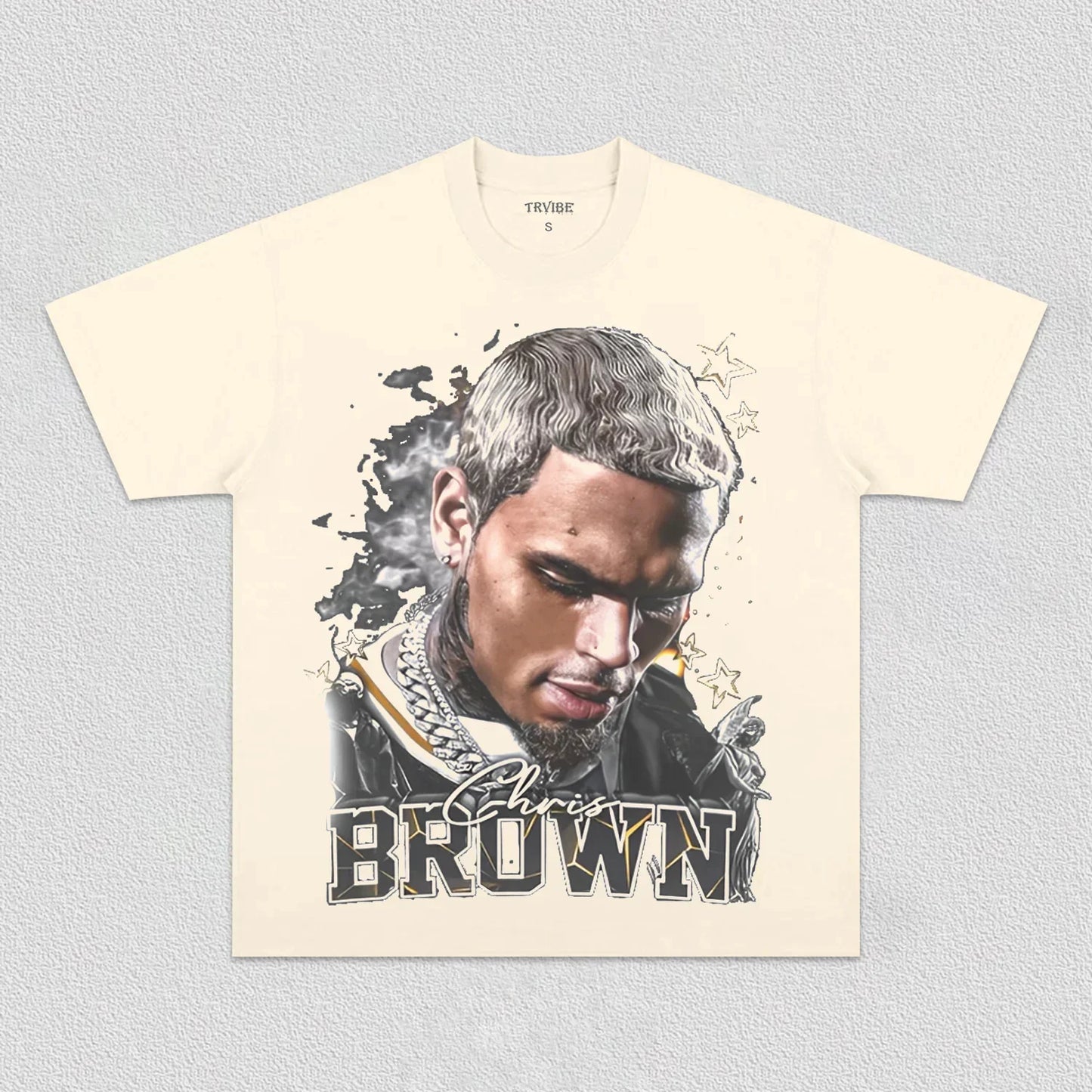 Chris Brown: Music Icon Tee V7 - www.Shopthatapp.com