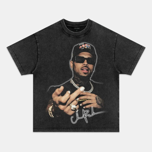 Chris Brown: Music Icon Tee V12 - www.Shopthatapp.com