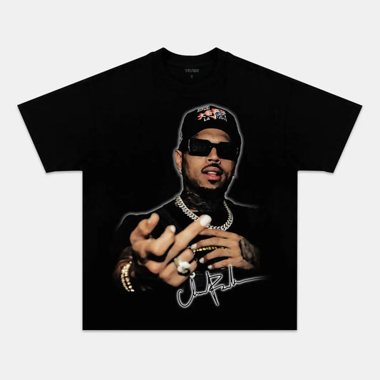 Chris Brown: Music Icon Tee V12 - www.Shopthatapp.com