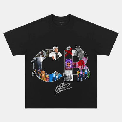 Chris Brown: Music Icon CB Tee - www.Shopthatapp.com