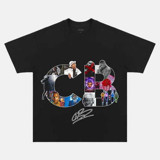 Chris Brown: Music Icon CB Tee - www.Shopthatapp.com