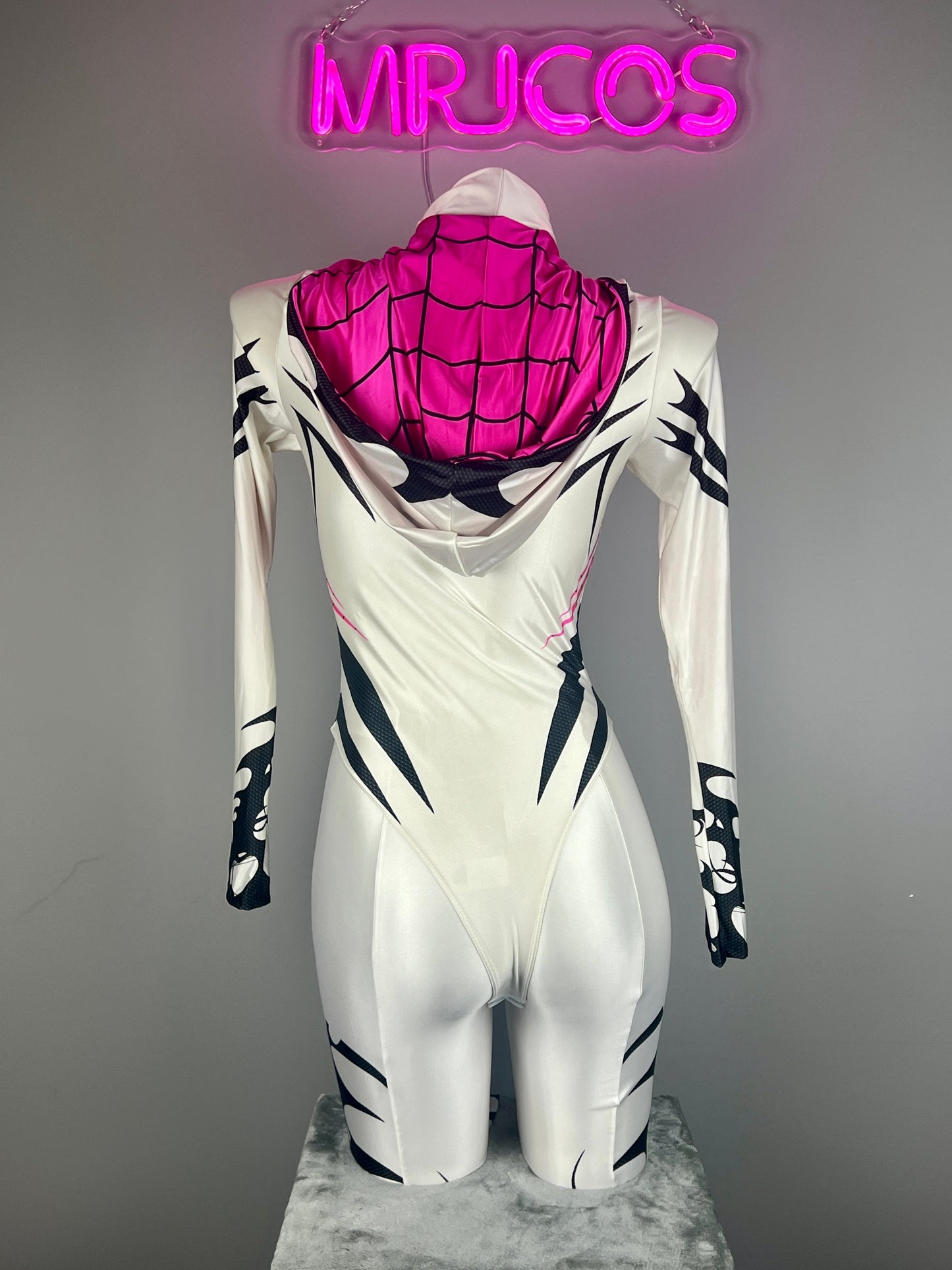 Woman Super Hero Spandex Open Crotch Cosplay Bodysuit Sexy Lingerie - www.Shopthatapp.com