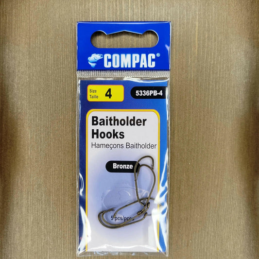 COMPAC Bait Hooks 5pcs #4 - Www.Shopthatapp.com