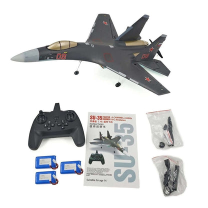 COOLBANK QF009 4CH Su-35/J-16 RC Fighter: Brushless, 2.4G, Long Flight Time - www.Shopthatapp.com #