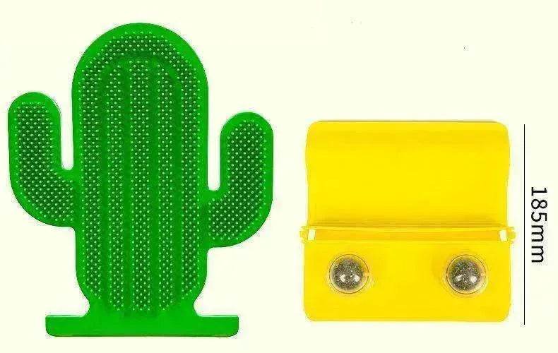 Cactus Design Cat Hair Scrubber Corner Tickle Toy - www.Shopthatapp.com