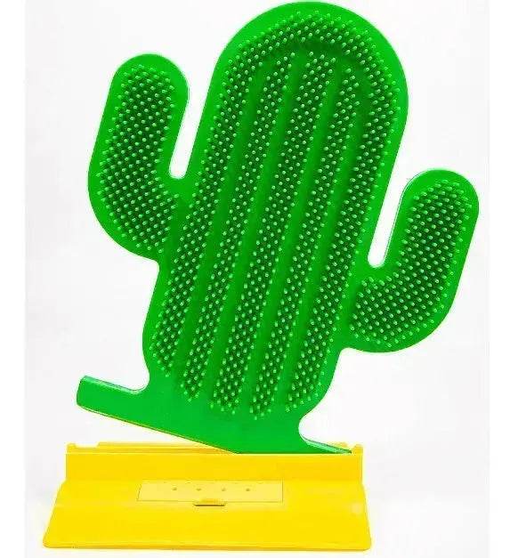 Cactus Design Cat Hair Scrubber Corner Tickle Toy - www.Shopthatapp.com