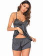 Camisole Lace Shorts Homewear Pajamas Suit For Women - www.Shopthatapp.com