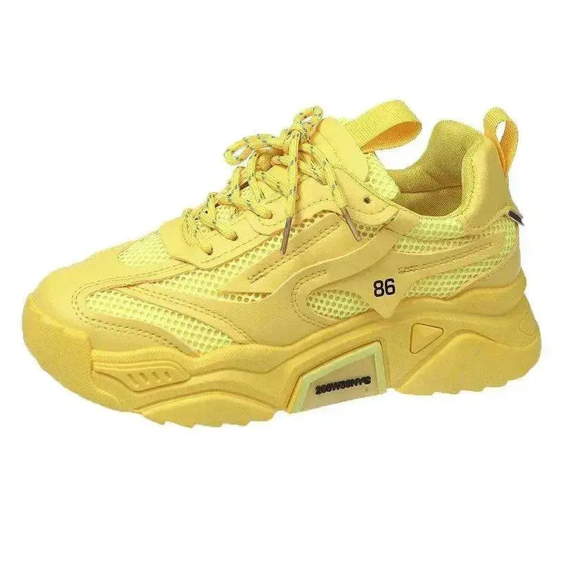 Candy-colored Thick-soled Increase Fashion Sneakers Women - www.Shopthatapp.com
