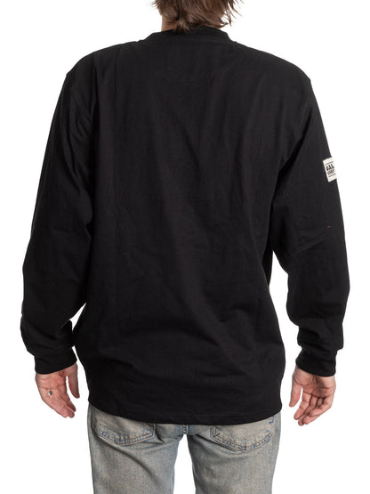 Retro Vancouver Canucks Long Sleeve Henley - www.Shopthatapp.com