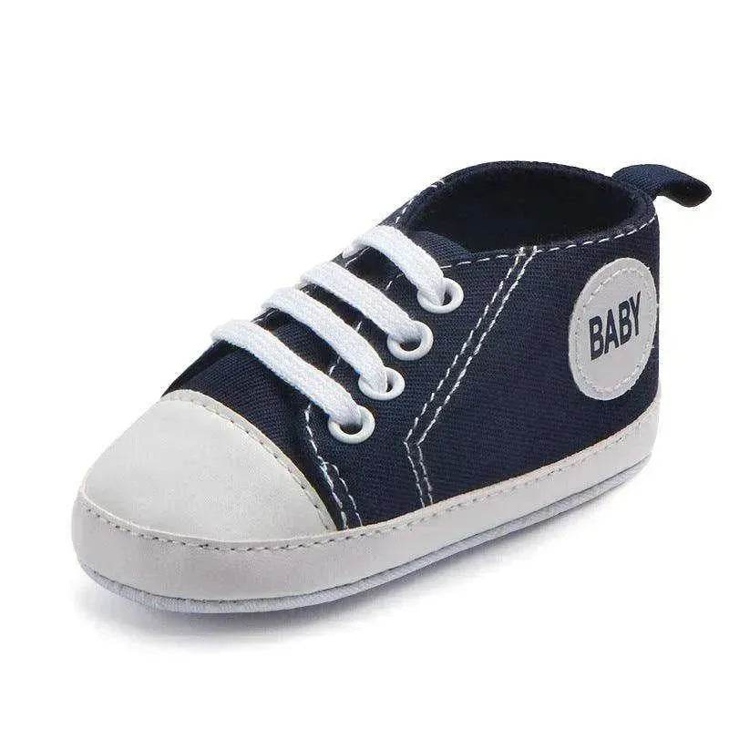 Canvas Sports Sneakers Baby First Walkers Soft Sole Anti-slip Shoes - www.Shopthatapp.com
