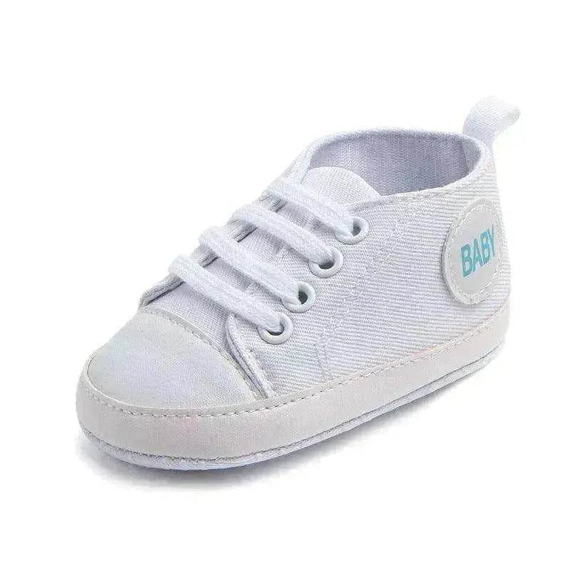 Canvas Sports Sneakers Baby First Walkers Soft Sole Anti-slip Shoes - www.Shopthatapp.com
