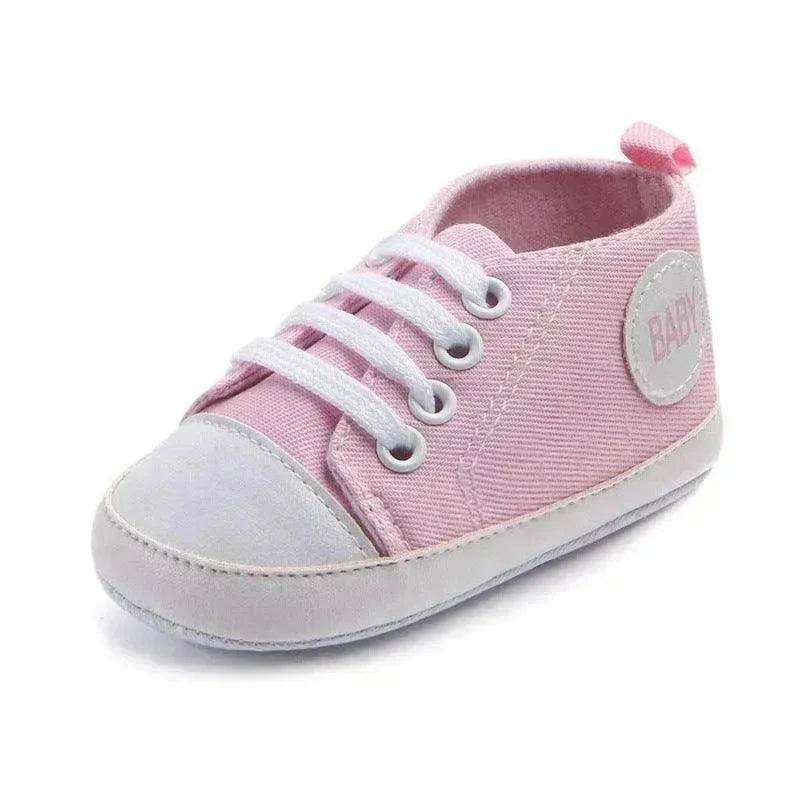 Canvas Sports Sneakers Baby First Walkers Soft Sole Anti-slip Shoes - www.Shopthatapp.com