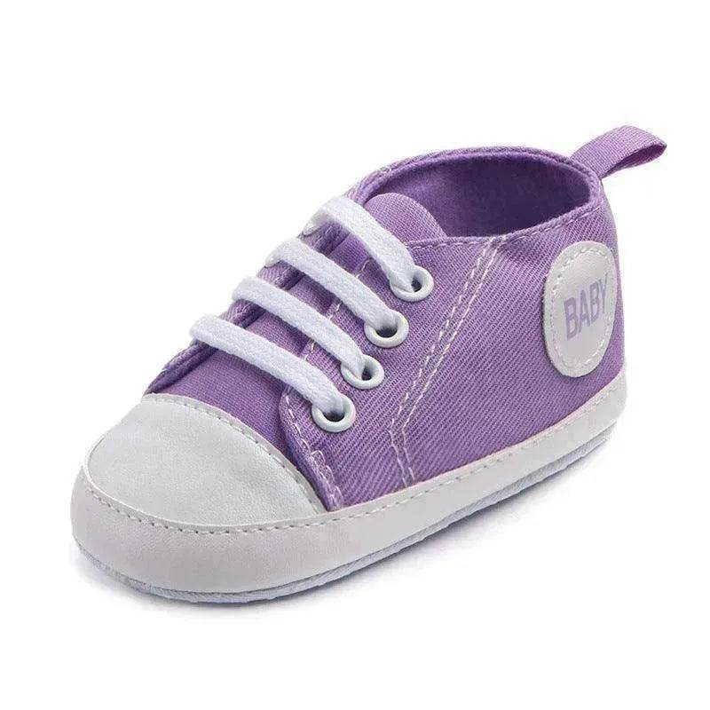 Canvas Sports Sneakers Baby First Walkers Soft Sole Anti-slip Shoes - www.Shopthatapp.com