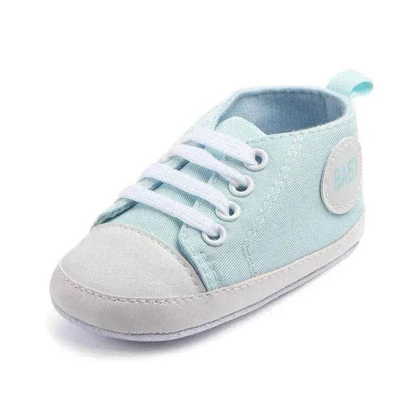 Canvas Sports Sneakers Baby First Walkers Soft Sole Anti-slip Shoes - www.Shopthatapp.com