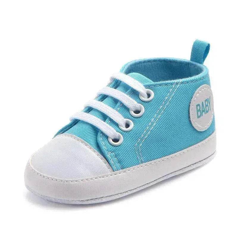 Canvas Sports Sneakers Baby First Walkers Soft Sole Anti-slip Shoes - www.Shopthatapp.com